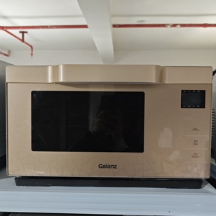 二手格兰仕25升大容量900W不锈钢双模变频微波炉高档下拉门语音