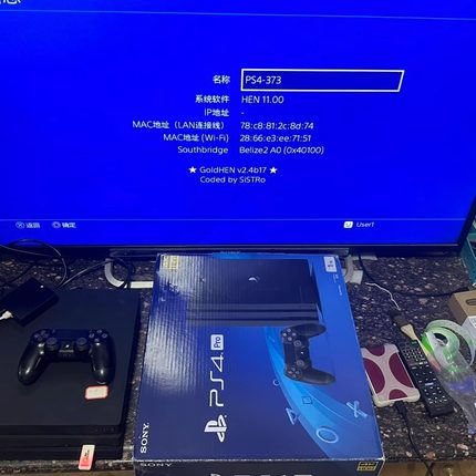 出售各型号PS4游戏机 SLIM版 PRO版 9.0 11.0系统折腾版