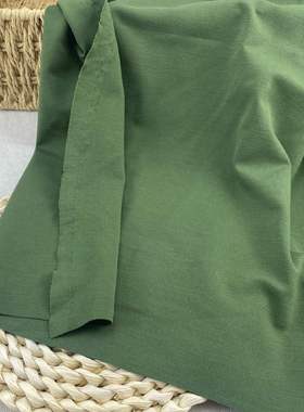 50包邮 冰丝弹力速干罗马布 暗绿色 T恤休闲裤料子 宽幅175cm