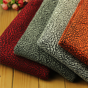 面子全棉反面绒布料 秋冬卫衣裤面料亲子装 柔软新4色乱条 半米价