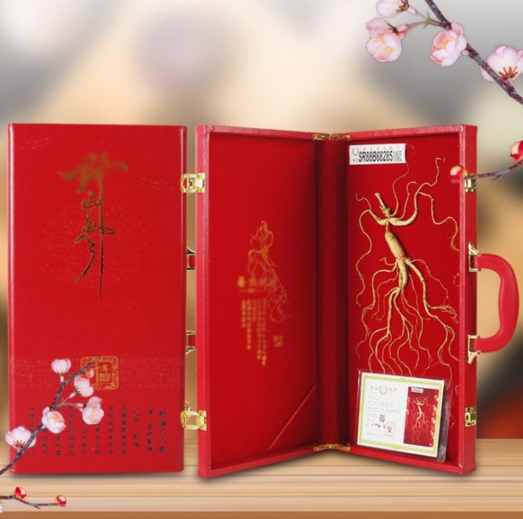 东北长白山高档泡酒非山参人参礼盒装移山参整枝礼品干参吉林特产