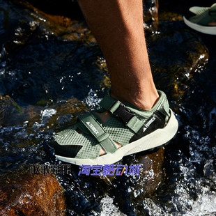 阿迪达斯Hydroterra At Sandals男女同款户外速干运动凉鞋IF9167