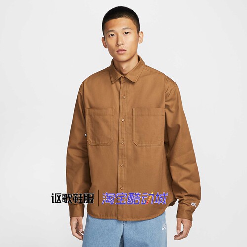 耐克男子时尚休闲长袖POLO衫