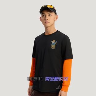 阿迪达斯terrex男子新款户外刺绣图案时尚经典休闲短袖T恤KE3711