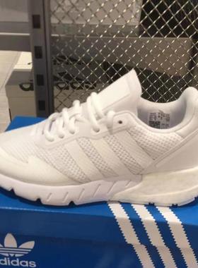 阿迪达斯三叶草男女中性运动休闲小白鞋轻便透气缓震跑步鞋FX6516