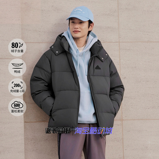 阿迪达斯男女冬季新款保暖舒适百搭宽松梭织运动休闲羽绒服KF1784