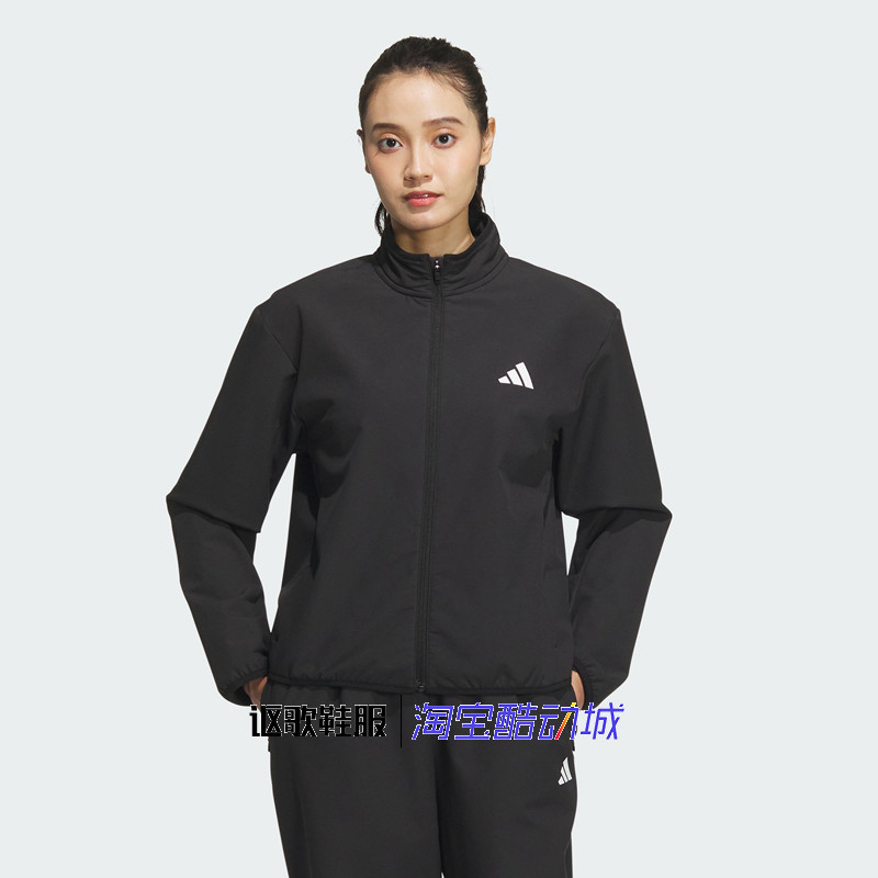 阿迪达斯女子秋季新款拒水防风印花健身运动休闲夹克外套KA7075,运动服/休闲服装,运动茄克/外套,淘宝优惠券,粉丝福利购,淘宝优惠卷