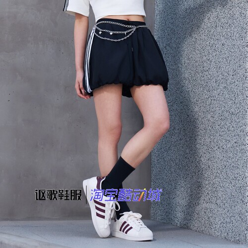 阿迪达斯三叶草女子夏季时尚短裤