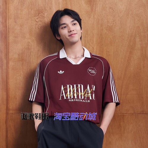 阿迪达斯三叶草男子夏季短袖T恤