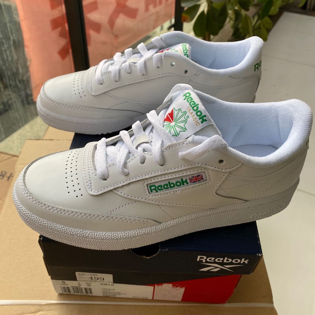 reebok锐步男女小白鞋经典复古百搭休闲鞋低帮耐磨运动板鞋ar0456