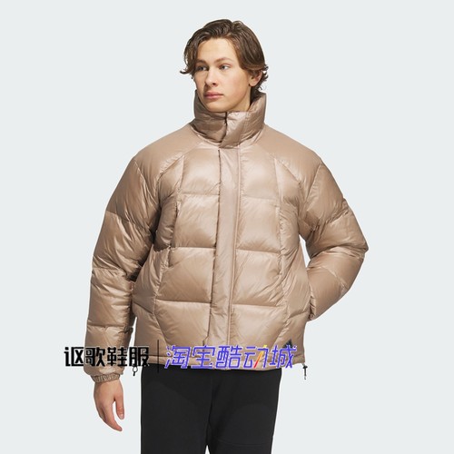 阿迪达斯男子舒适运动面包羽绒服