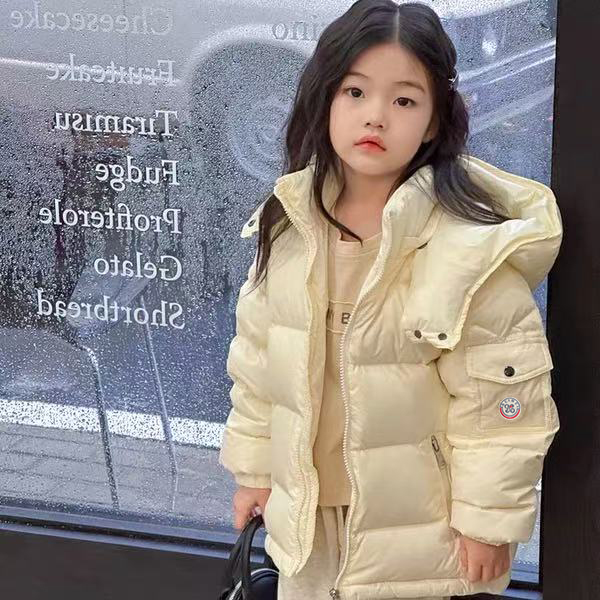 新款儿童马雅经典加厚羽绒服亲子白鸭绒连帽外套男女童百搭韩版潮