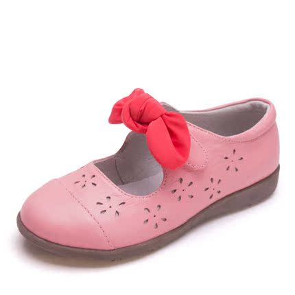 Chaussures enfants en cuir SNOFFY ronde suture de voiture pour printemps - semelle caoutchouc - Ref 1031532 Image 2