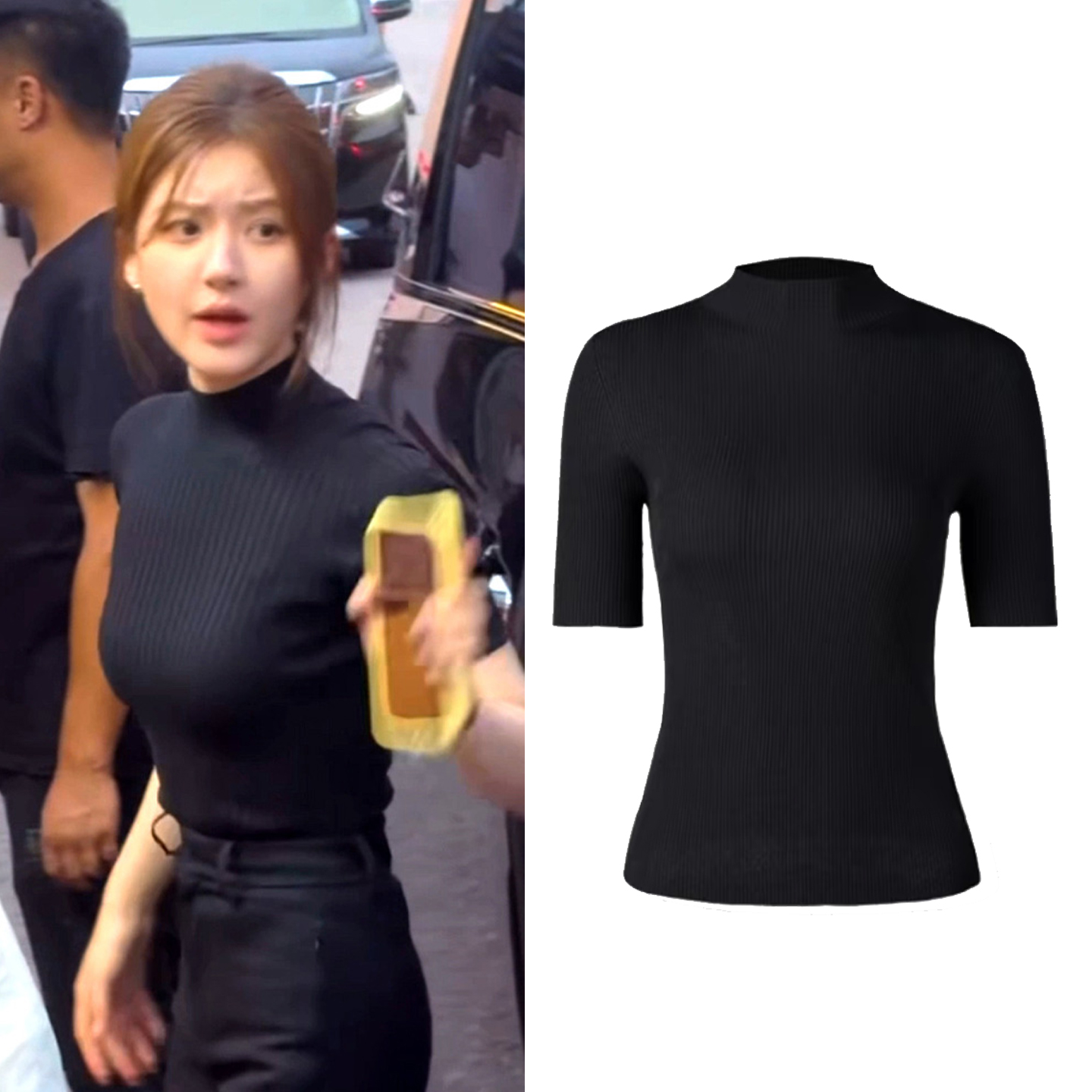 妍同款穿搭毛衣针织衫女秋