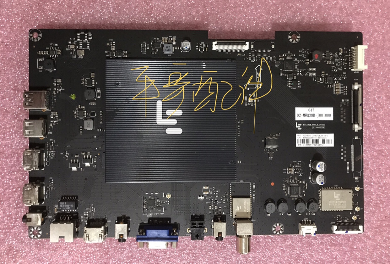 乐视L554U超4X55主板MS6A938_MBD_B_H5000 逻辑板ST5461D04-1-C-1