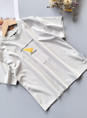 120-170 IX* 男童短袖T恤夏季儿童圆领休闲上衣中大童宽松舒适潮