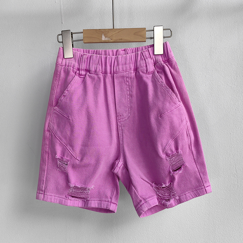 BH 110-160 女童牛仔短裤...
