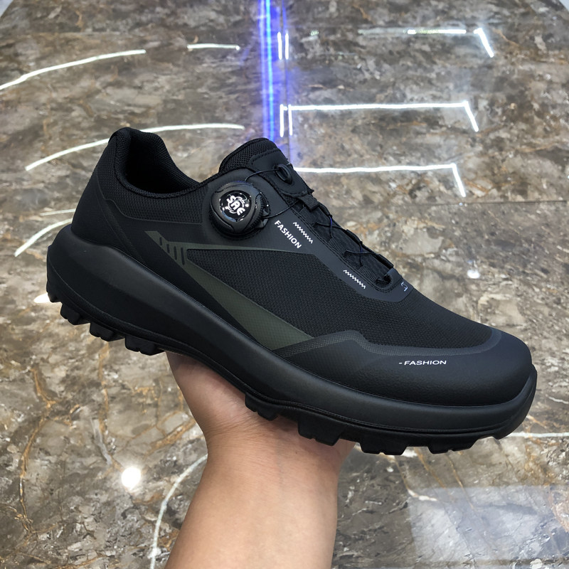 秋季新款男士户外休闲徒步鞋百搭软底轻便运动鞋透气高档跑步鞋男