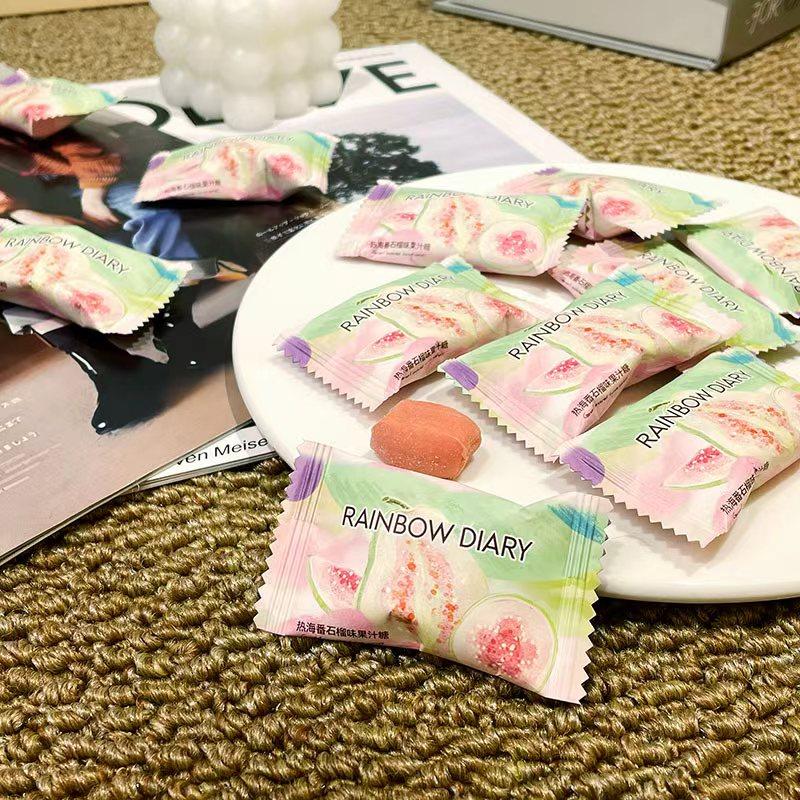 彩虹日记热海番石榴味果汁糖结婚订婚喜糖伴手礼散装招待小零食,零食/坚果/特产,软糖/果味糖/凝胶糖果,淘宝优惠券,粉丝福利购,淘宝优惠卷