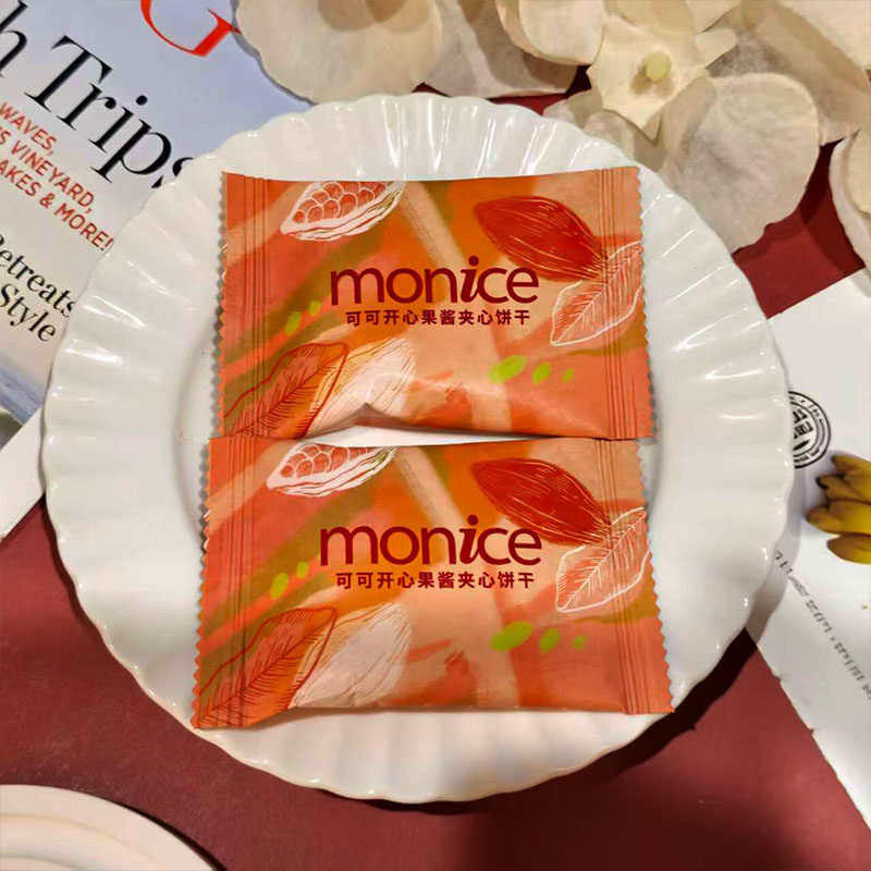monice茉萘可可开心果酱夹心饼干结婚喜饼伴手礼下午茶零食点心
