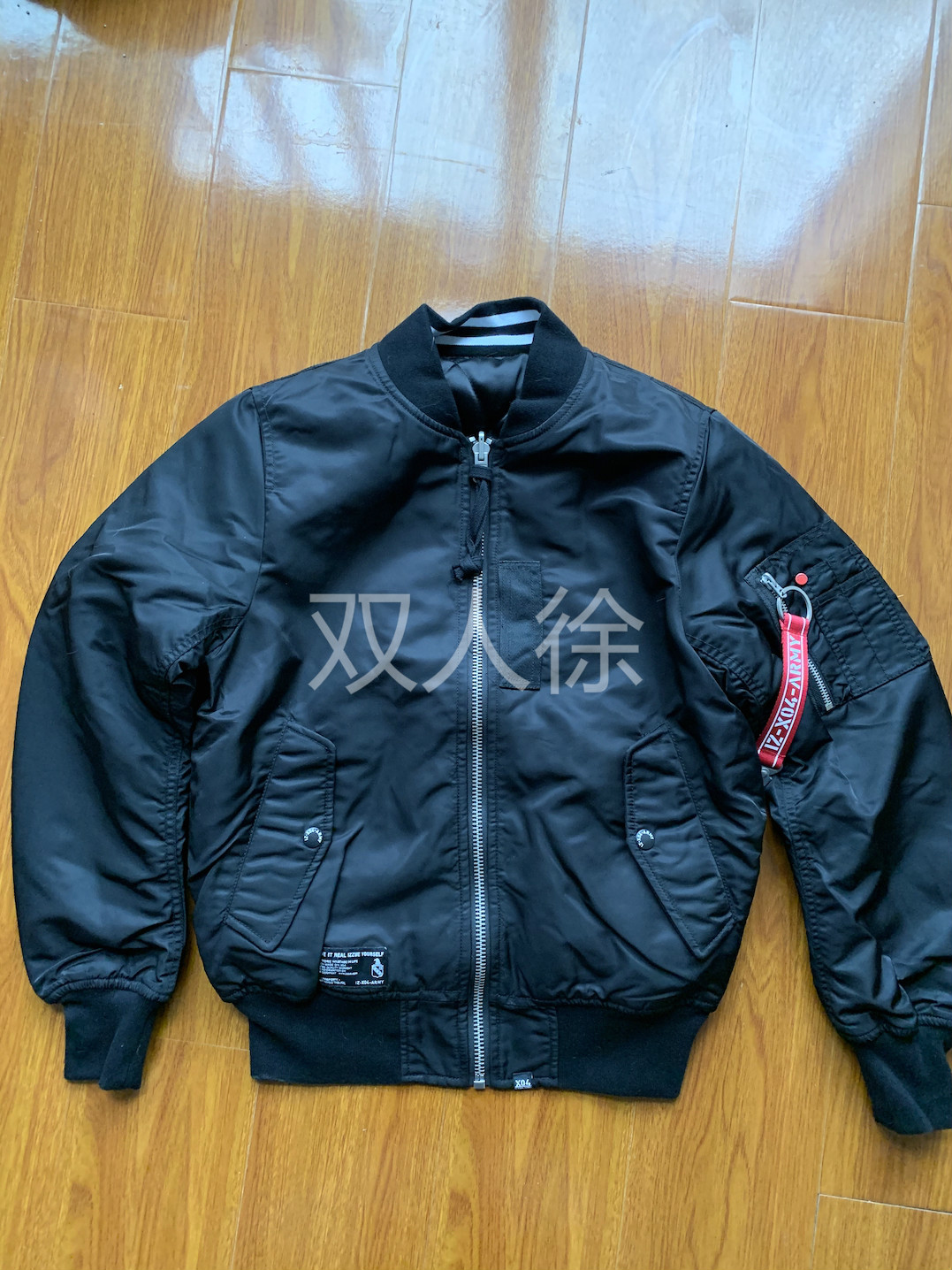 izzue男士飞行员修身夹克外套