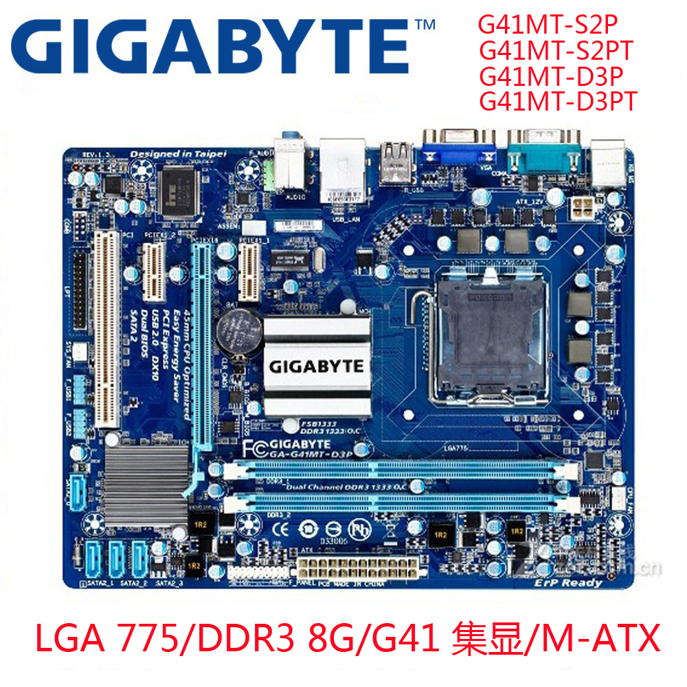 技嘉GA-G41MT-S2主板技嘉LGA775