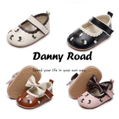 春秋美拉德宝宝鞋 1岁女 公主鞋 复古绣花婴儿鞋 软底防滑室外学步鞋