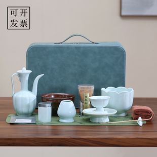 宋代点茶工具全套茶筅茶百戏兔毫乌金釉抹茶工具点茶套装梦华录