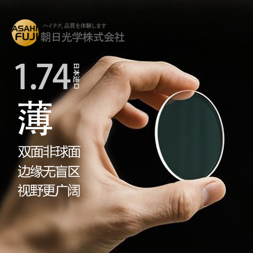 日本朝日富士视乐晰1.74双非超薄