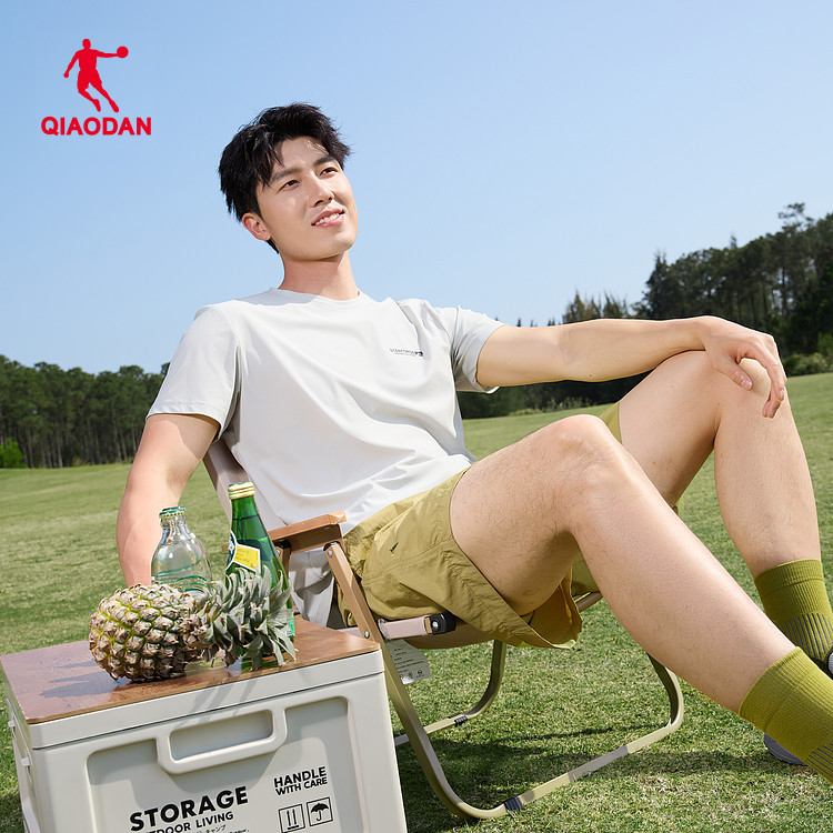 乔丹2026夏季男短袖速干冰感T恤衫户外训练吸湿排汗QDFHS3263270