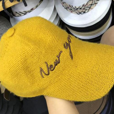 东大门新款进口代购皮革鸭舌帽