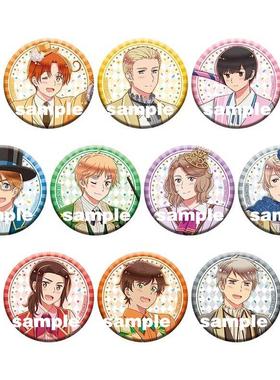 黑塔利亚Axis Powers动漫周边吧唧二次元包包挂件cos徽章美国中国