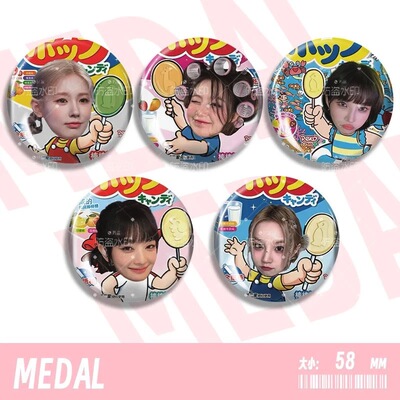 Gidle趣味吧唧宋雨琦叶舒华闪闪胸针小众可爱徽章挂件闺蜜收藏礼