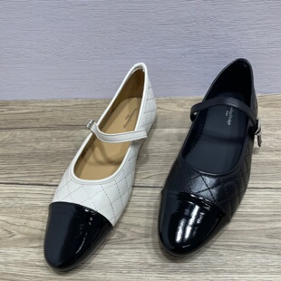 断码处理菱格玛丽珍鞋女2026春季新款一字扣软底不累脚配裙子单鞋