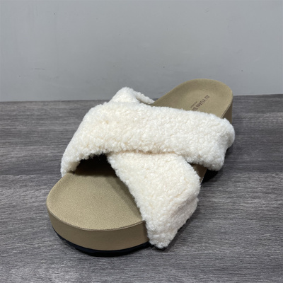 厚底休闲时尚百搭毛毛拖鞋