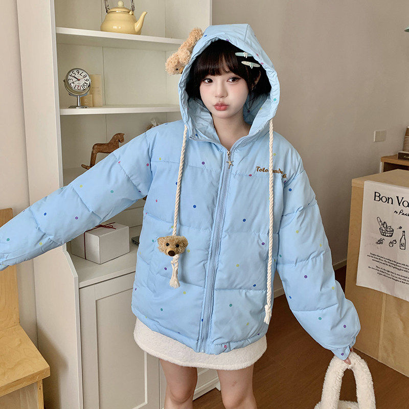 文文不乖原创可爱波点立