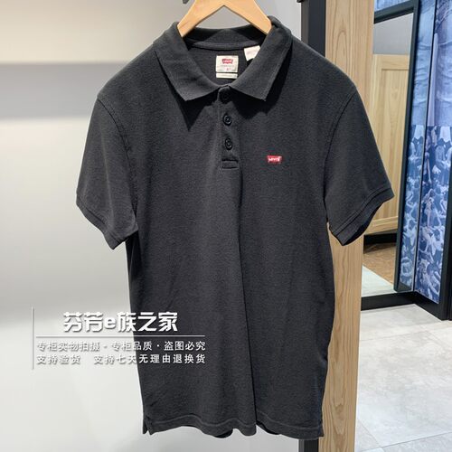 李维斯夏季短袖休闲logo刺绣