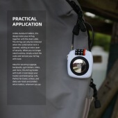 苹果airtag专用保护套airtag密码 锁苹果防丢器保护壳密码 防护壳