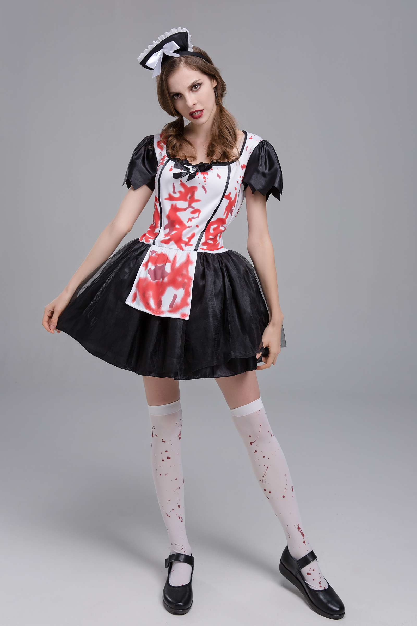万圣节大码血腥女仆制服