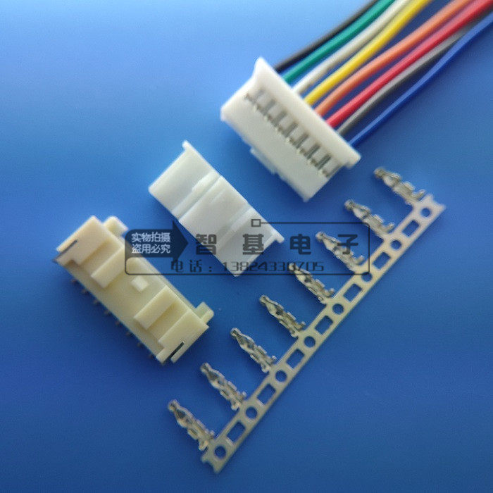 jst  pa2.0系列  pa2.0带扣  pap-06v-s胶壳 sphd-001t-p0.5端子