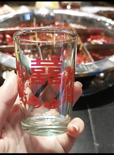 怀旧l婚庆 喜庆双喜玻璃 结婚杯子小杯子