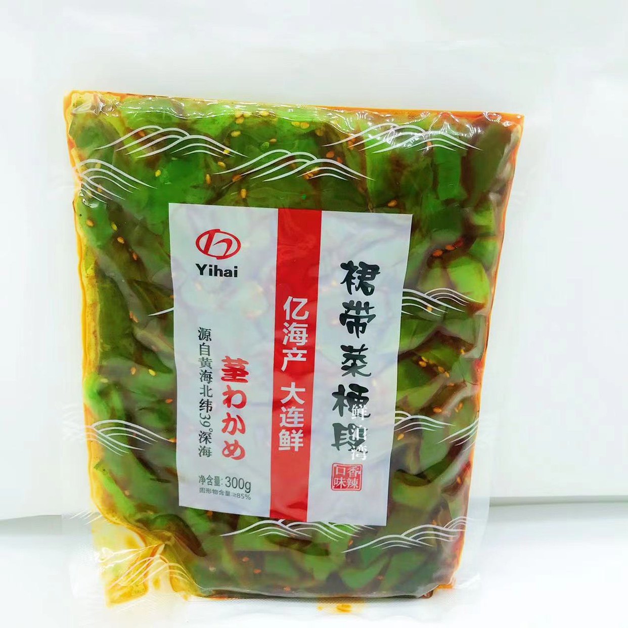 大连特产亿海香辣裙带菜梗段开袋