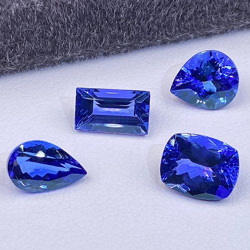 鑫世源皇家蓝5A坦桑石可定制镶嵌