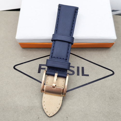 FOSSIL表带牛皮快拆22MM通用