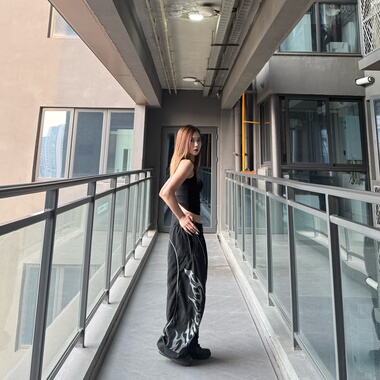 KIMMING金大铭同款夏季薄款印花宽松休闲裤 街舞爵士 男女同款