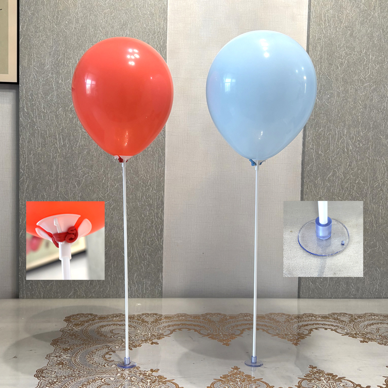 气球吸盘节日气球支架盘强力拖杆