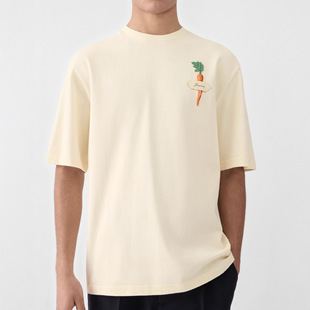Jacquemus 2026年春季新款男式短袖T恤时尚运动风宽松舒适上衣