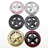 改装 美军五角星TEXAS EDITION车贴适用于JEEP自由客大切诺基个性