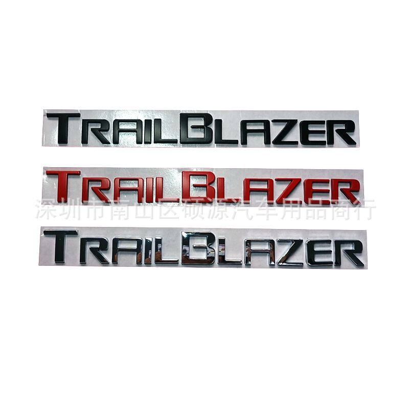 TRAIL BLAZER车标适用于大红鹰金属自由光 自由侠改装尾箱车身贴