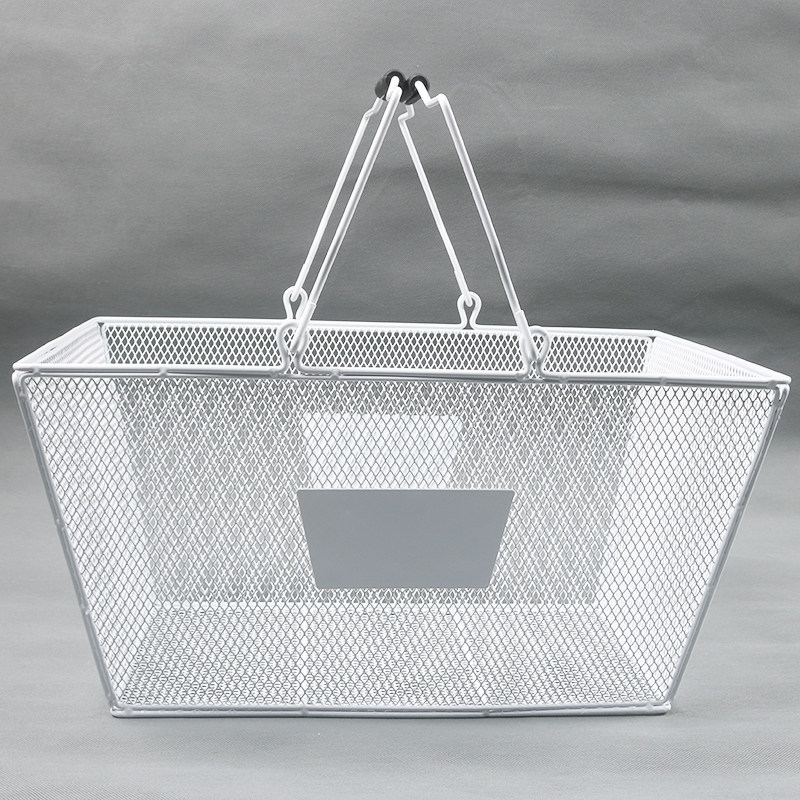 力宇超市金属购物篮化妆品文具店小号手提篮KTV酒吧网格菜篮大号,商业/办公家具,购物篮,淘宝优惠券,粉丝福利购,淘宝优惠卷